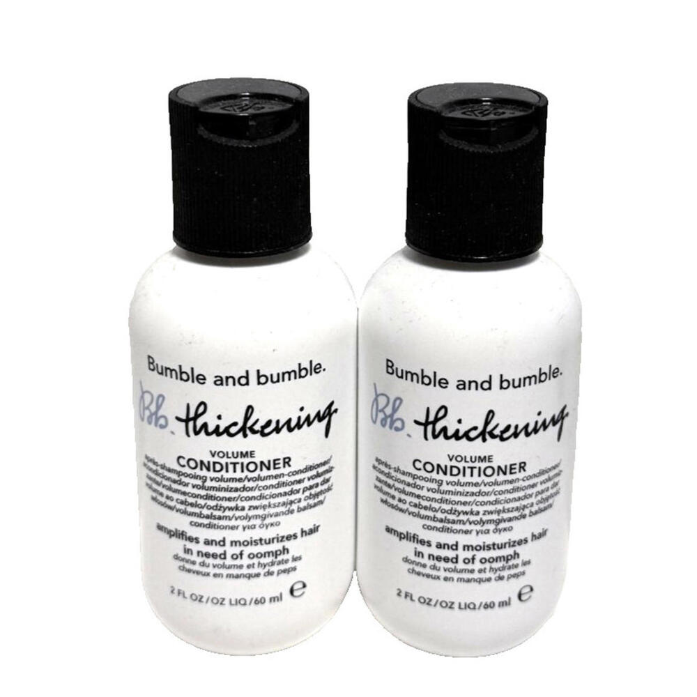 2 X Bumble & Bumble Bb Thickening Volume Conditioner 2oz/60ml Travel Size NEW